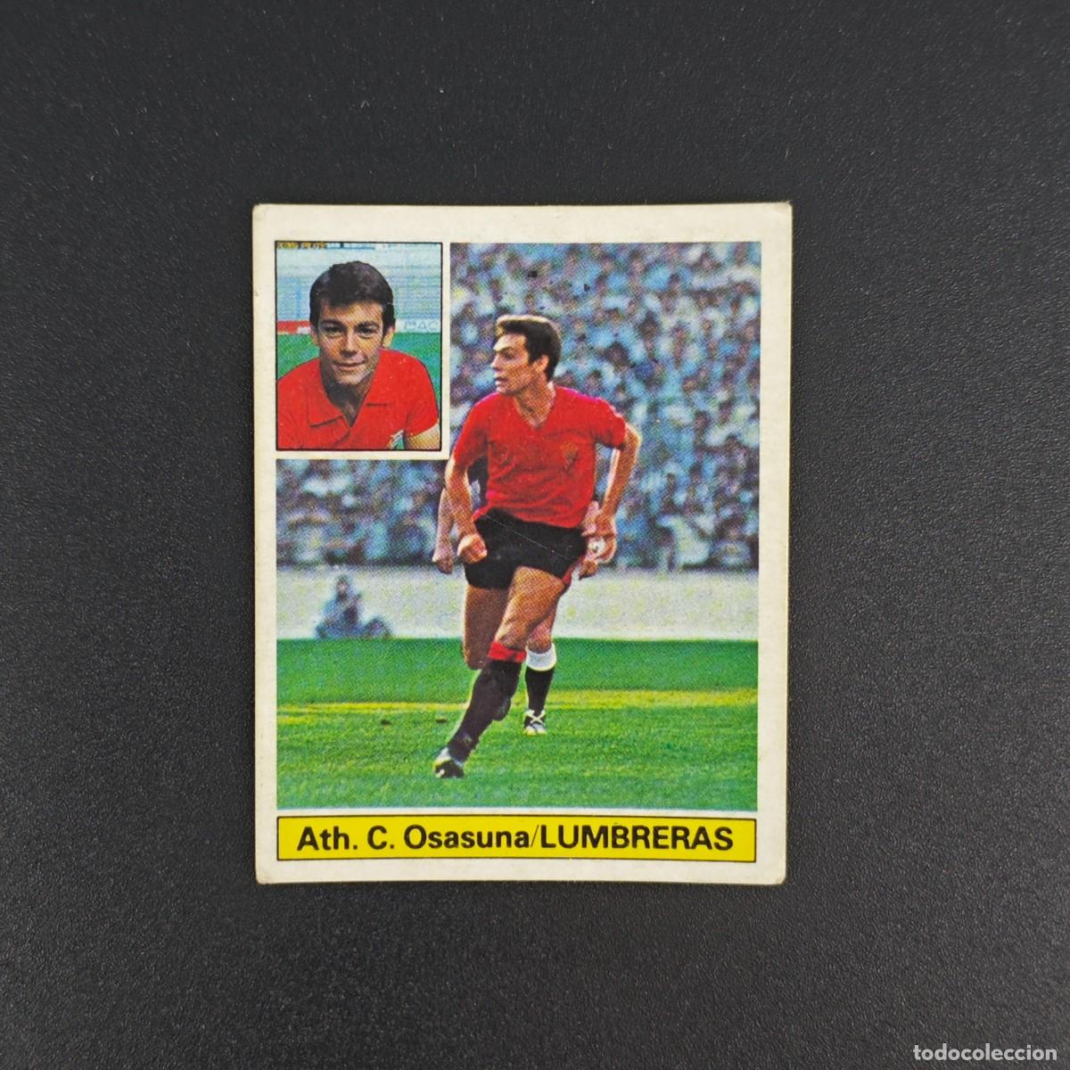 Cromos de f&uacute;tbol: CROMO DE FUTBOL LIGA ESTE 81 82 1981 1982 NUNCA PEGADO SIN PEGAR LUMBRERAS OSASUNA RA1026