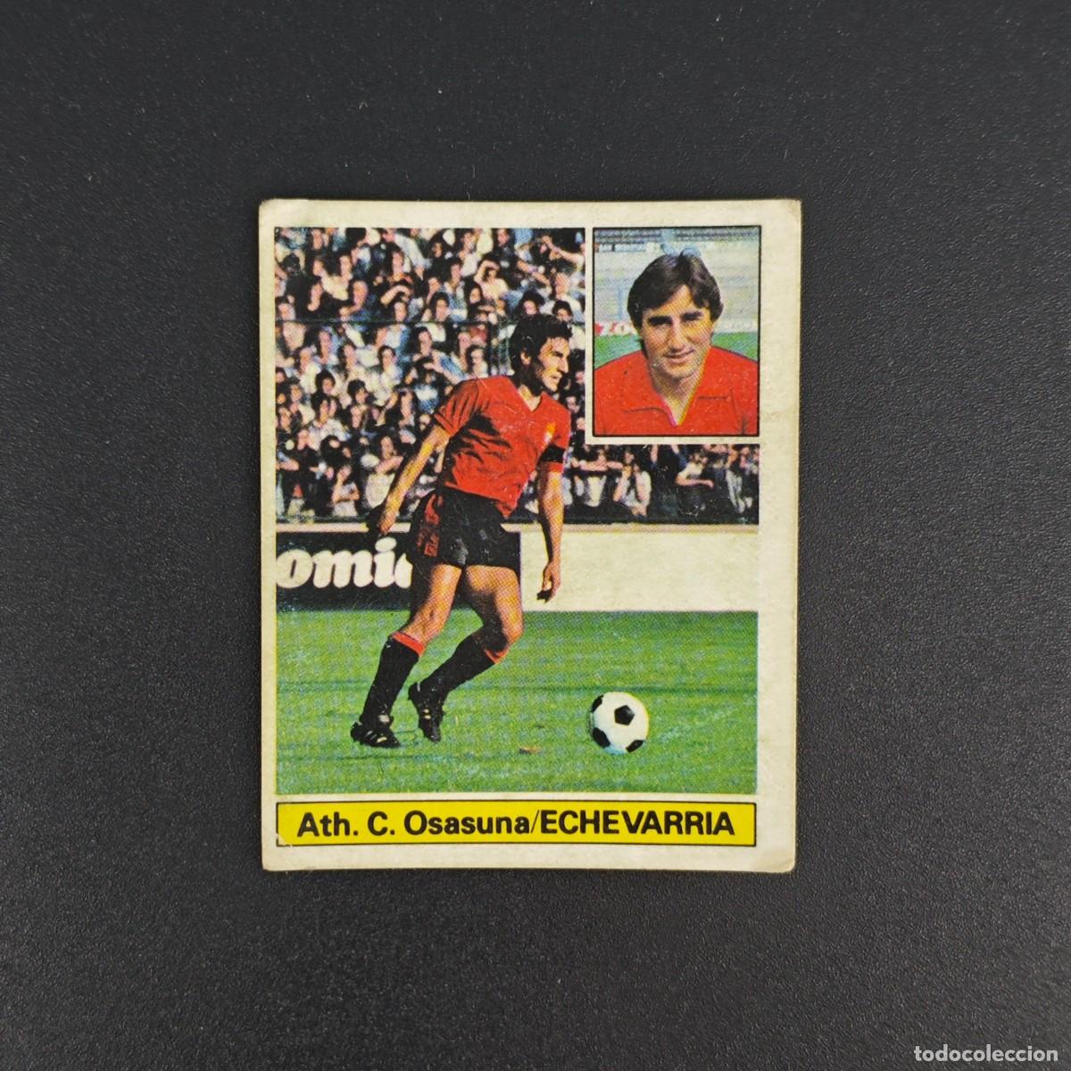 Cromos de f&uacute;tbol: CROMO DE FUTBOL LIGA ESTE 81 82 1981 1982 NUNCA PEGADO SIN PEGAR ECHEVARRIA OSASUNA RA1026