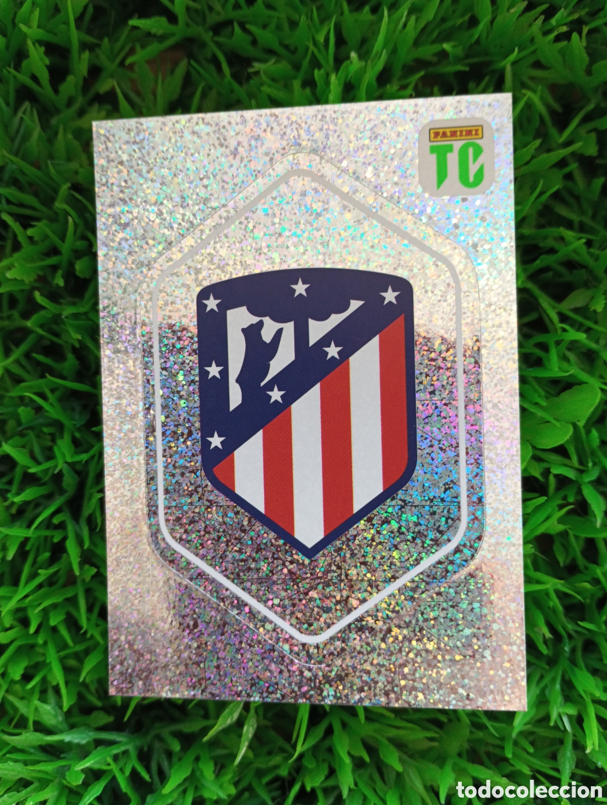 Cromos de f&uacute;tbol: Escudo Atletico De Madrid Top Class 2022 Stickers # 118 NUNCA PEGADO