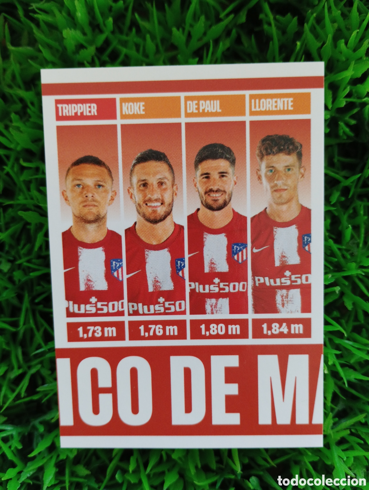 Cromos de f&uacute;tbol: Trippier-Koke-De Paul-Llorente - Atletico De Madrid Top Class 2022 Stickers # 115 NUNCA PEGADO