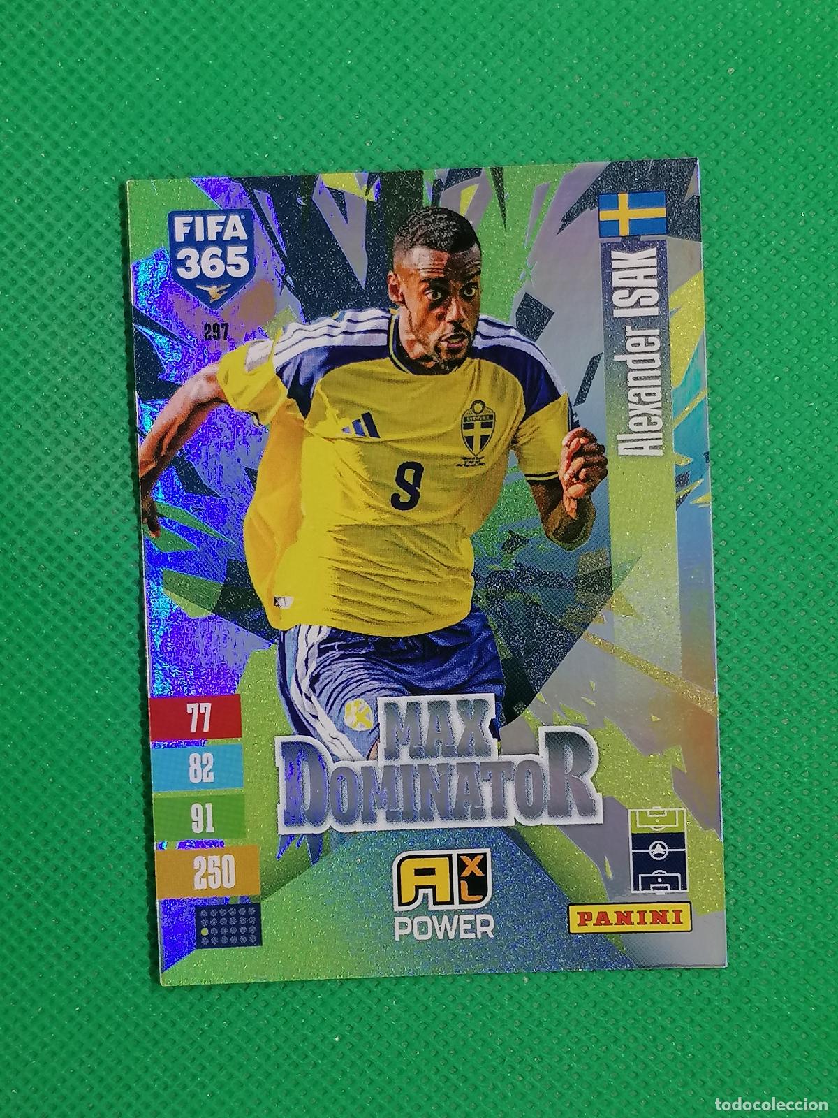 Cromos de f&uacute;tbol: 297 ALEXANDER ISAK SUECIA MAX DOMINATOR POWER ⚽ PANINI ADRENALYN XL FIFA 365 26 27 2026 2027 ⚽
