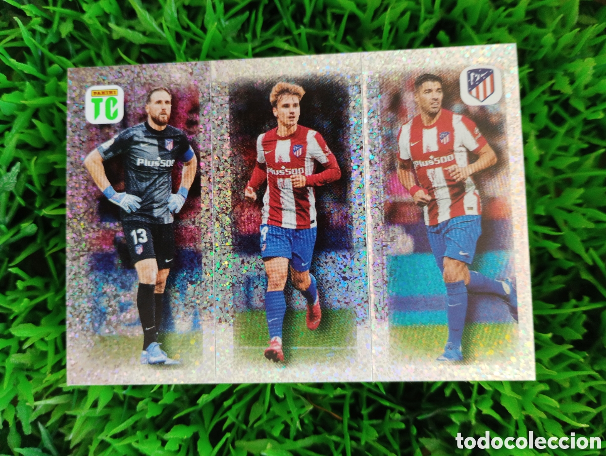 Cromos de f&uacute;tbol: Oblak-Griezmann-Suarez- Atletico De Madrid Top Class 2022 Stickers # 120 NUNCA PEGADO