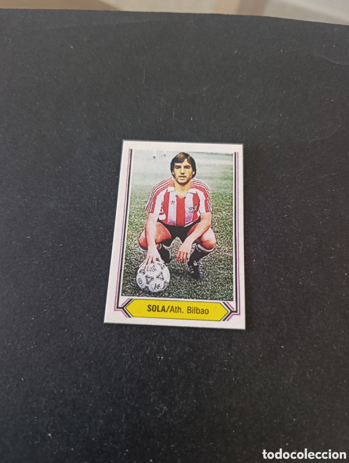 Football Stickers: Cromo Sola Athletic Bilbao Liga Este 80 81, ampliaci&oacute;n de la colecci&oacute;n.