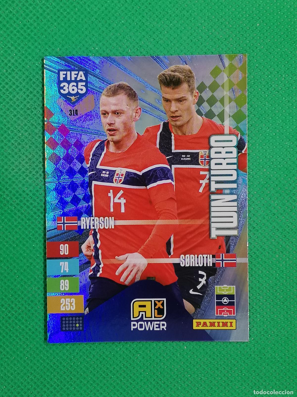 Cromos de f&uacute;tbol: 314 RYERSON SORLOTH NORUEGA TWIN TURBO ⚽ PANINI ADRENALYN XL FIFA 365 26 27 2026 2027 ⚽