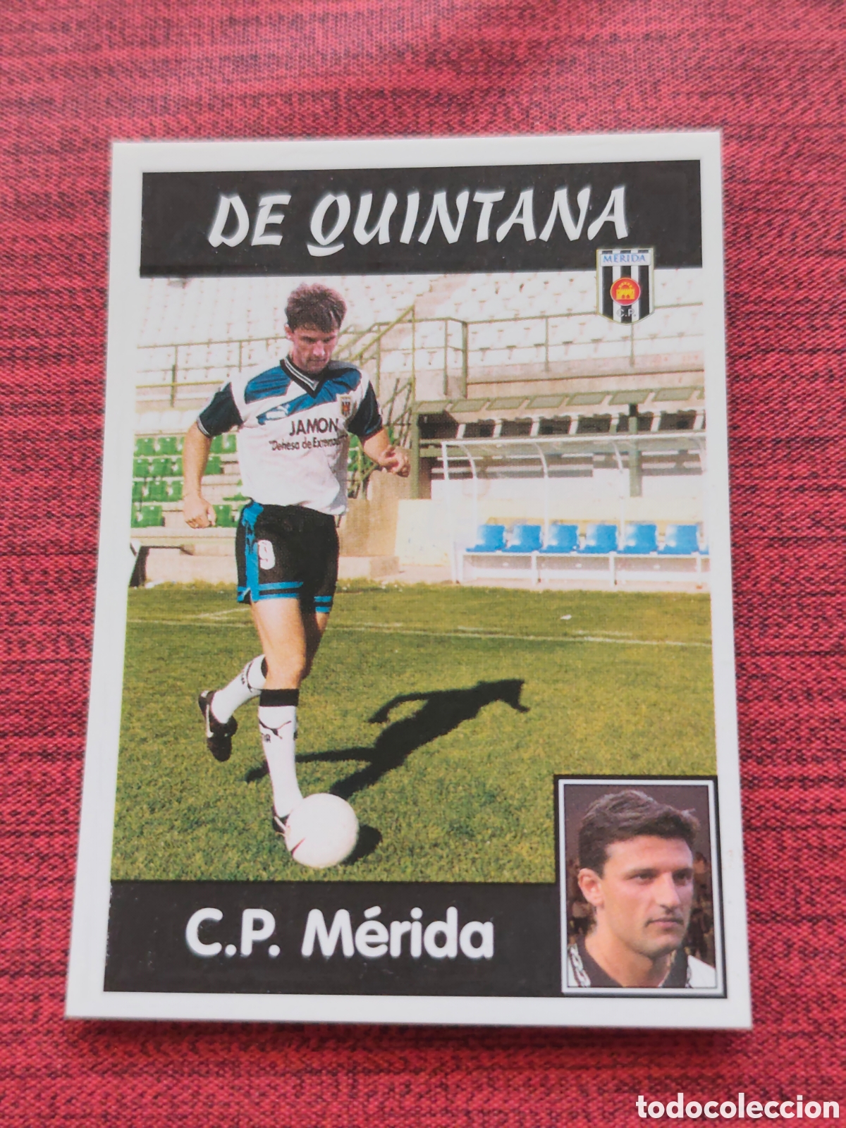 Cromos de f&uacute;tbol: 279 DE QUINTANA M&Eacute;RIDA PANINI LIGA 1997 1998