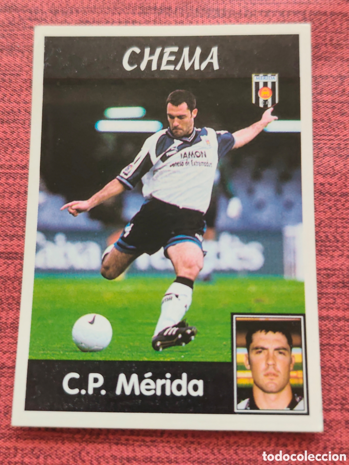 Cromos de f&uacute;tbol: BAJA 279A CHEMA M&Eacute;RIDA PANINI LIGA 1997 1998