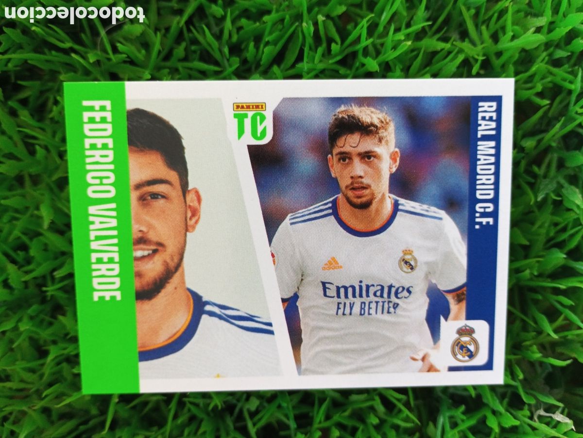 Cromos de f&uacute;tbol: Valverde Real Madrid Top Class 2022 Stickers # 180 NUNCA PEGADO