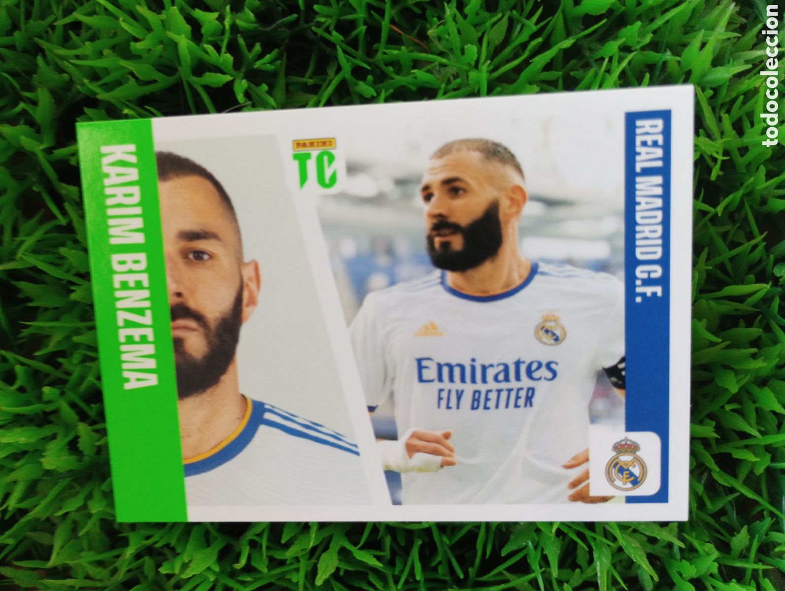 Cromos de f&uacute;tbol: Benzema Real Madrid Top Class 2022 Stickers # 184 NUNCA PEGADO