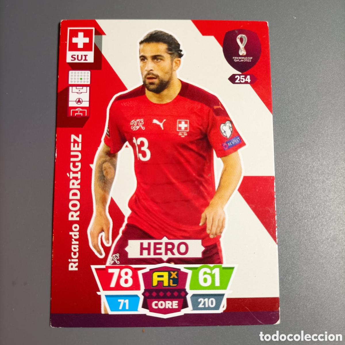 Cromos de f&uacute;tbol: ADRENALYN. FIFA WORLD CUP QATAR 2022. (SUI) №254 RODR&Iacute;GUEZ
