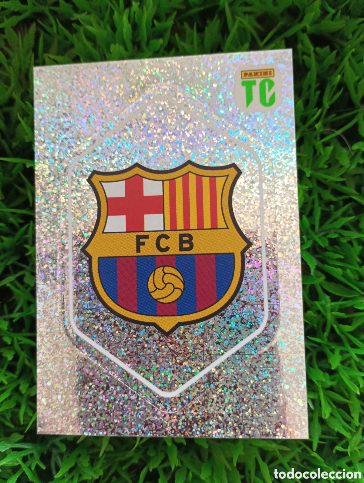 Cromos de f&uacute;tbol: Escudo Barcelona Top Class 2022 Stickers # 142 NUNCA PEGADO