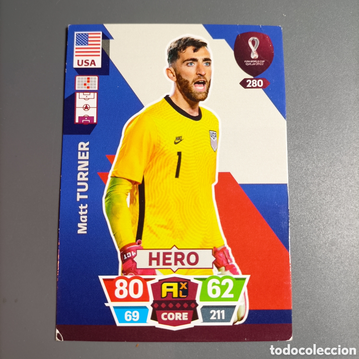 Cromos de f&uacute;tbol: ADRENALYN. FIFA WORLD CUP QATAR 2022. (USA) №280 TURNER