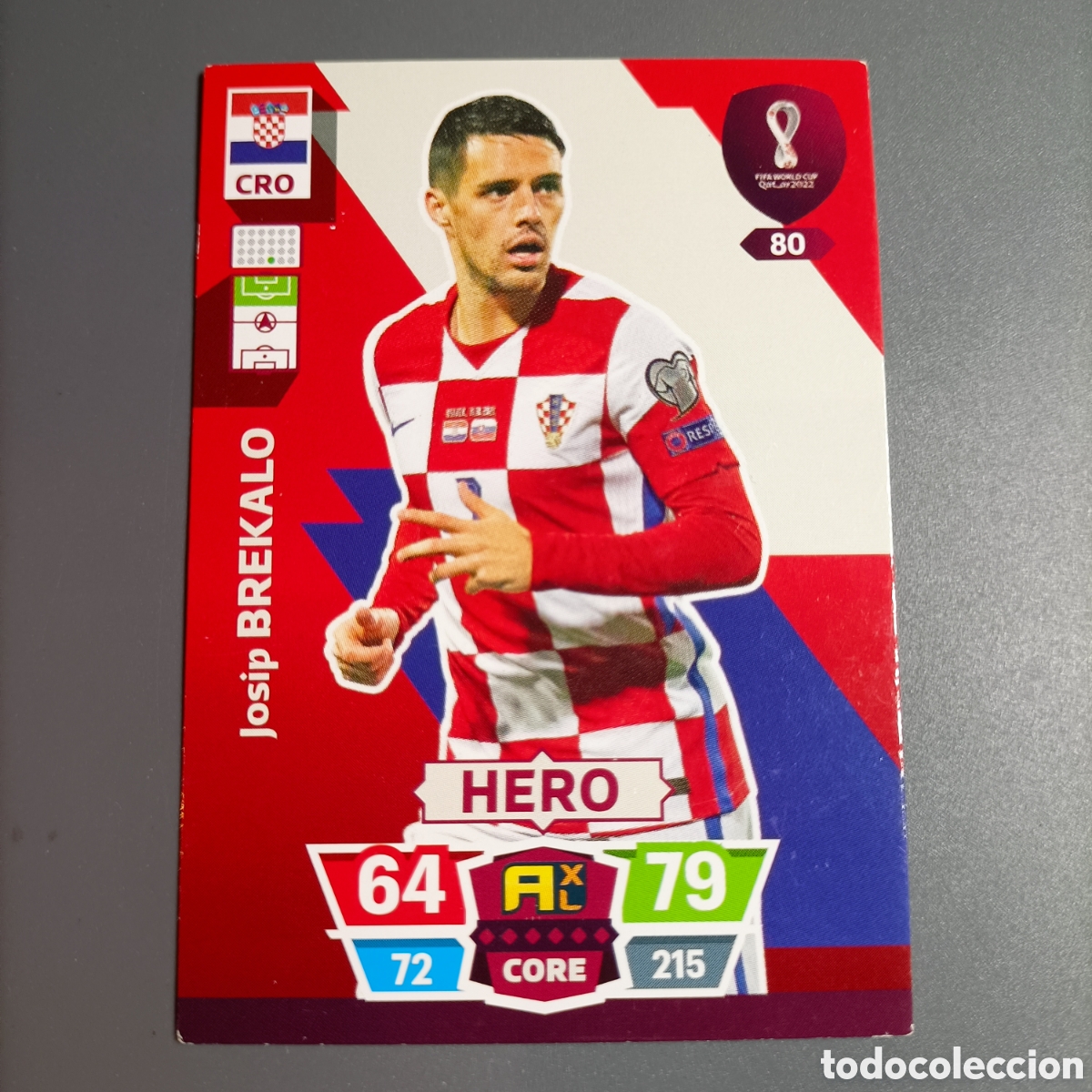 Cromos de f&uacute;tbol: ADRENALYN. FIFA WORLD CUP QATAR 2022. (CRO) №80 BREAKALO