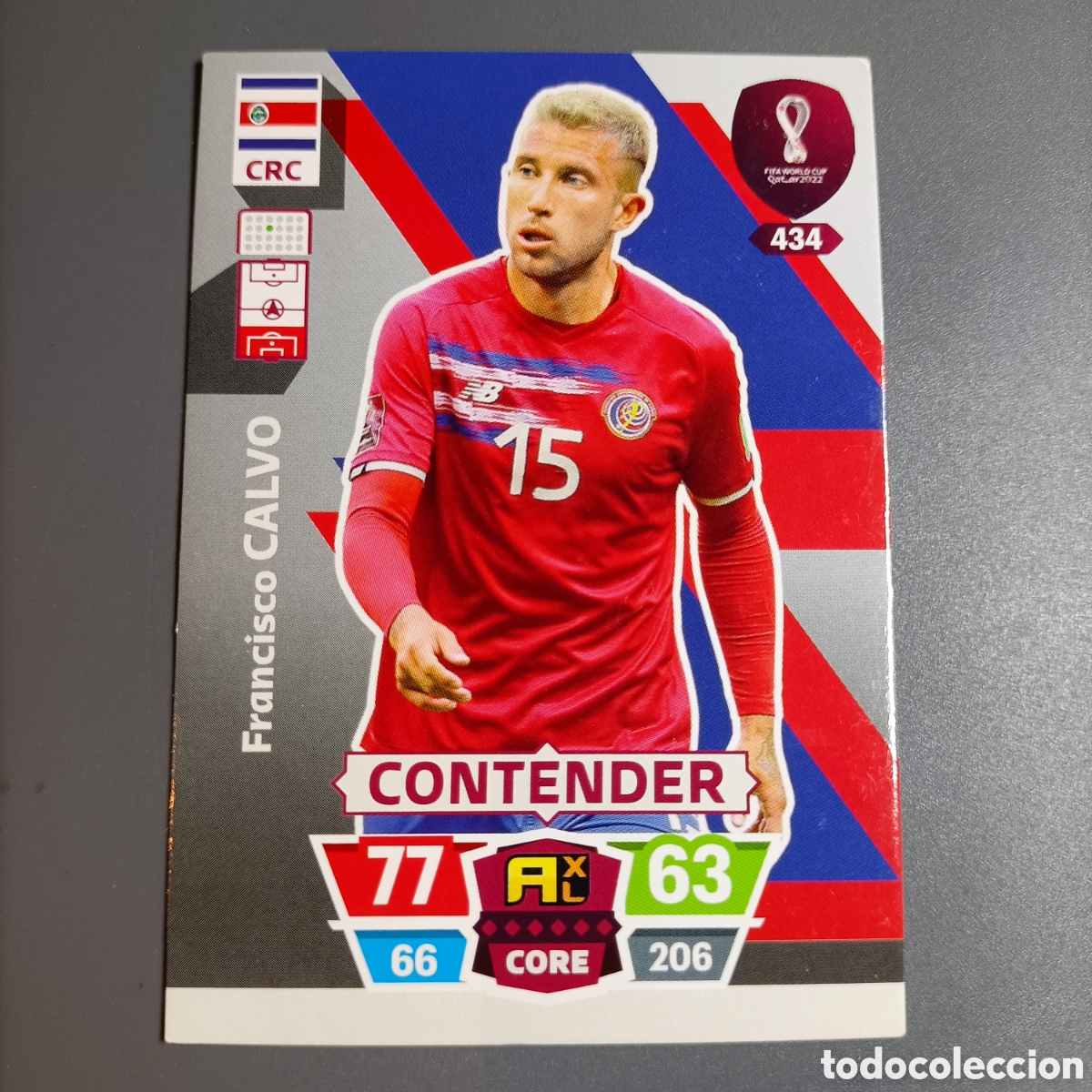 Cromos de f&uacute;tbol: ADRENALYN. FIFA WORLD CUP QATAR 2022. (CRC) №434 CALVO