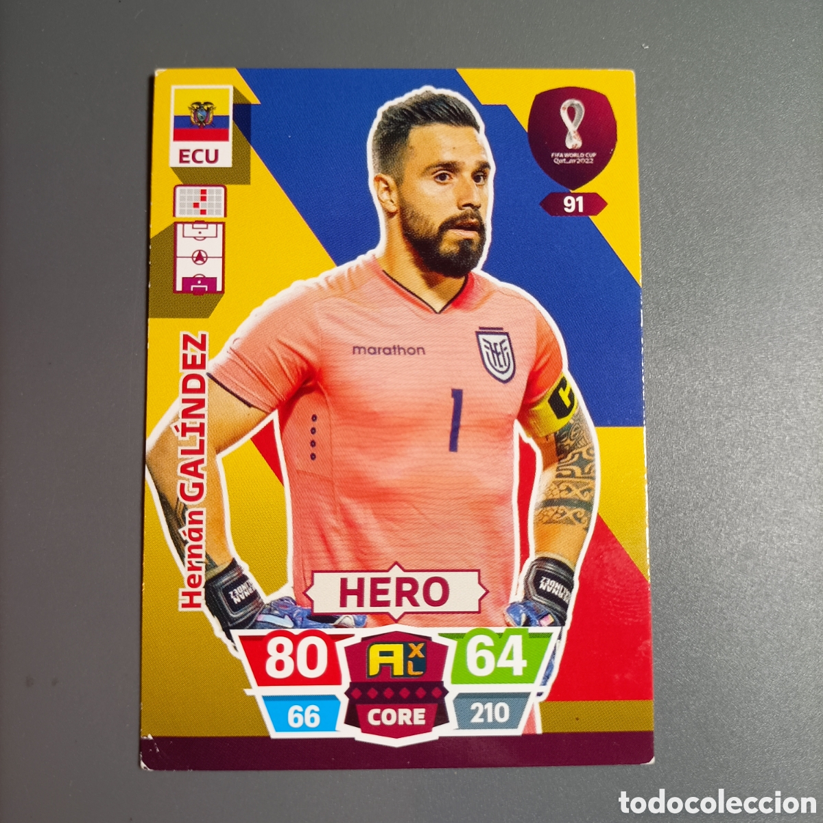 Adrenalyn. Fifa World Cup Qatar 2022. (Ecu) №91 Galindez