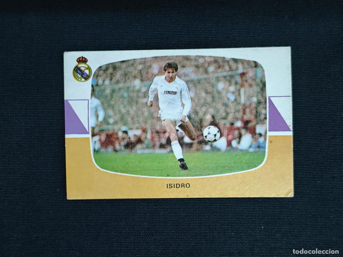 Cromos de f&uacute;tbol: CROMO DE FUTBOL - ISIDRO - REAL MADRID - LIGA 84 85 - 1984 1985 - CROMOS CANO SIN PEGAR