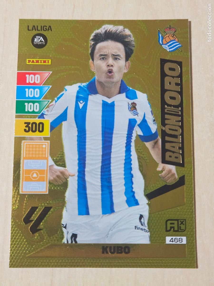 Cromos de Futebol: FICHA N&ordm; 468 KUBO - ADRENALYN 23 24 - PANINI 2023 - 24 - CROMO - BALON DE ORO