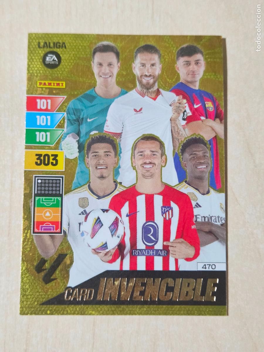 Cromos de f&uacute;tbol: FICHA N&ordm; 470 CARD INVENCIBLE - ADRENALYN 23 24 - PANINI 2023 - 24 - CROMO - MULTIPOSICION