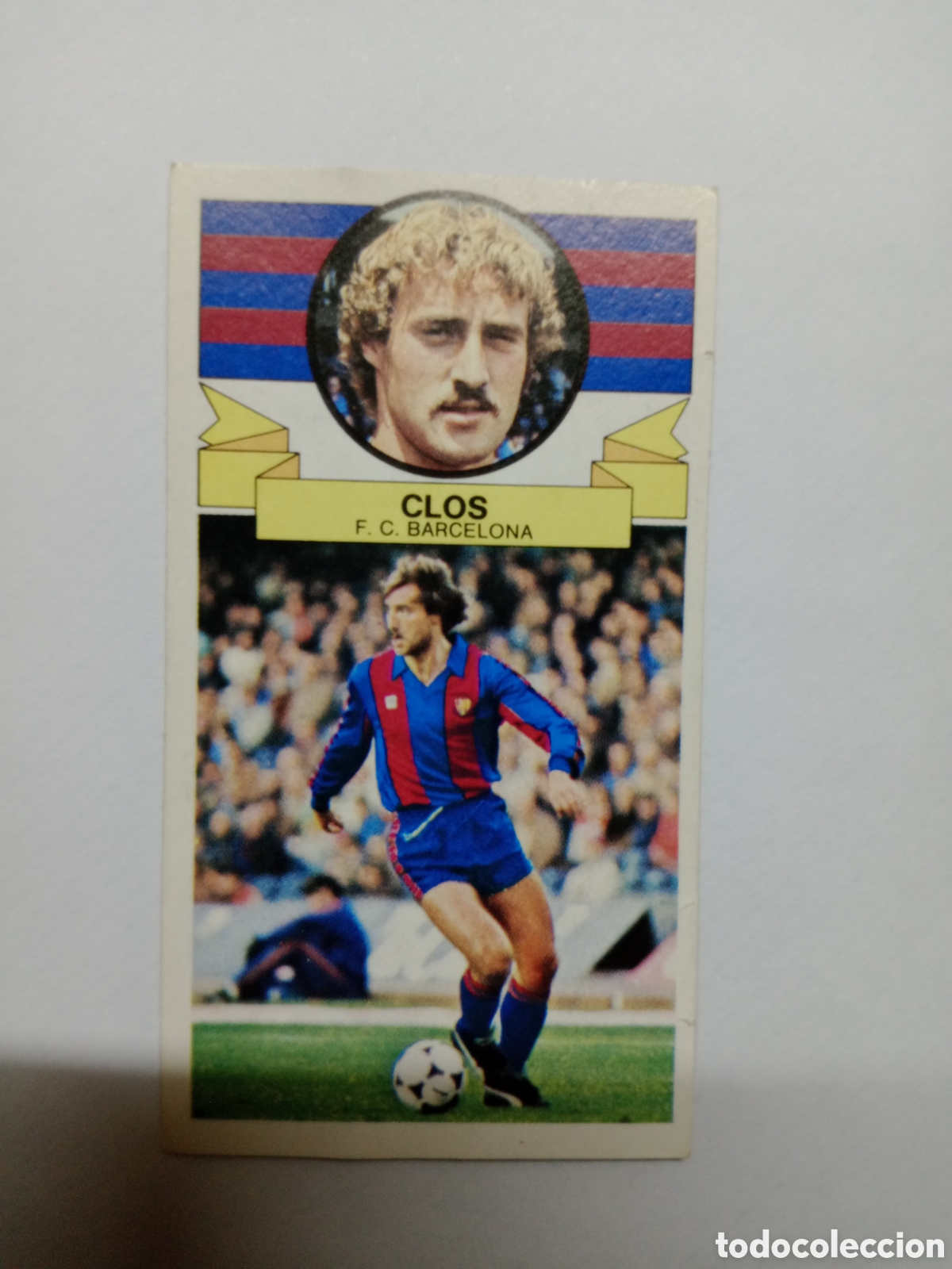 Cromos de f&uacute;tbol: 85-86 ESTE CROMO NUEVO NUNCA PEGADO EN REGULAR ESTADO CLOS