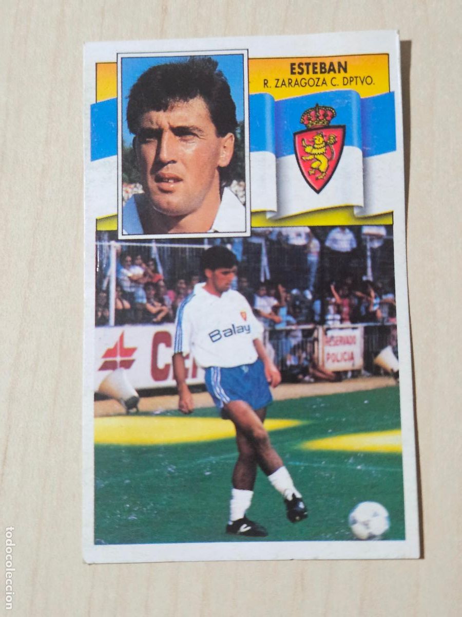 Fu&szlig;ball-Sticker: FICHAJE N&ordm; 11 ESTEBAN VERSION - LIGA ESTE 1990 91 - CROMO RECUPERADO