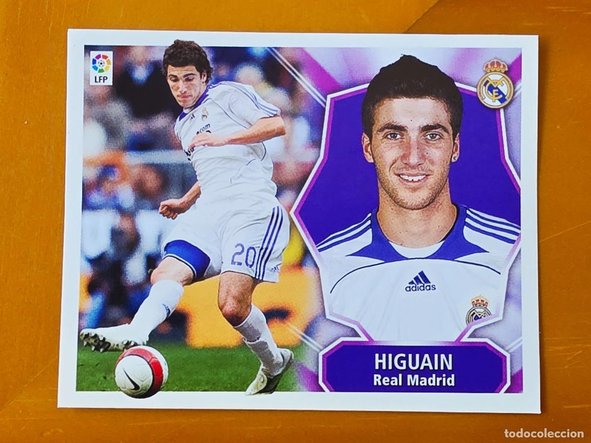 Cromos de f&uacute;tbol: Gonzalo Pipita Higua&iacute;n, Real Madrid, Panini Ediciones Liga Este 2008 2009 08 09, sin pegar