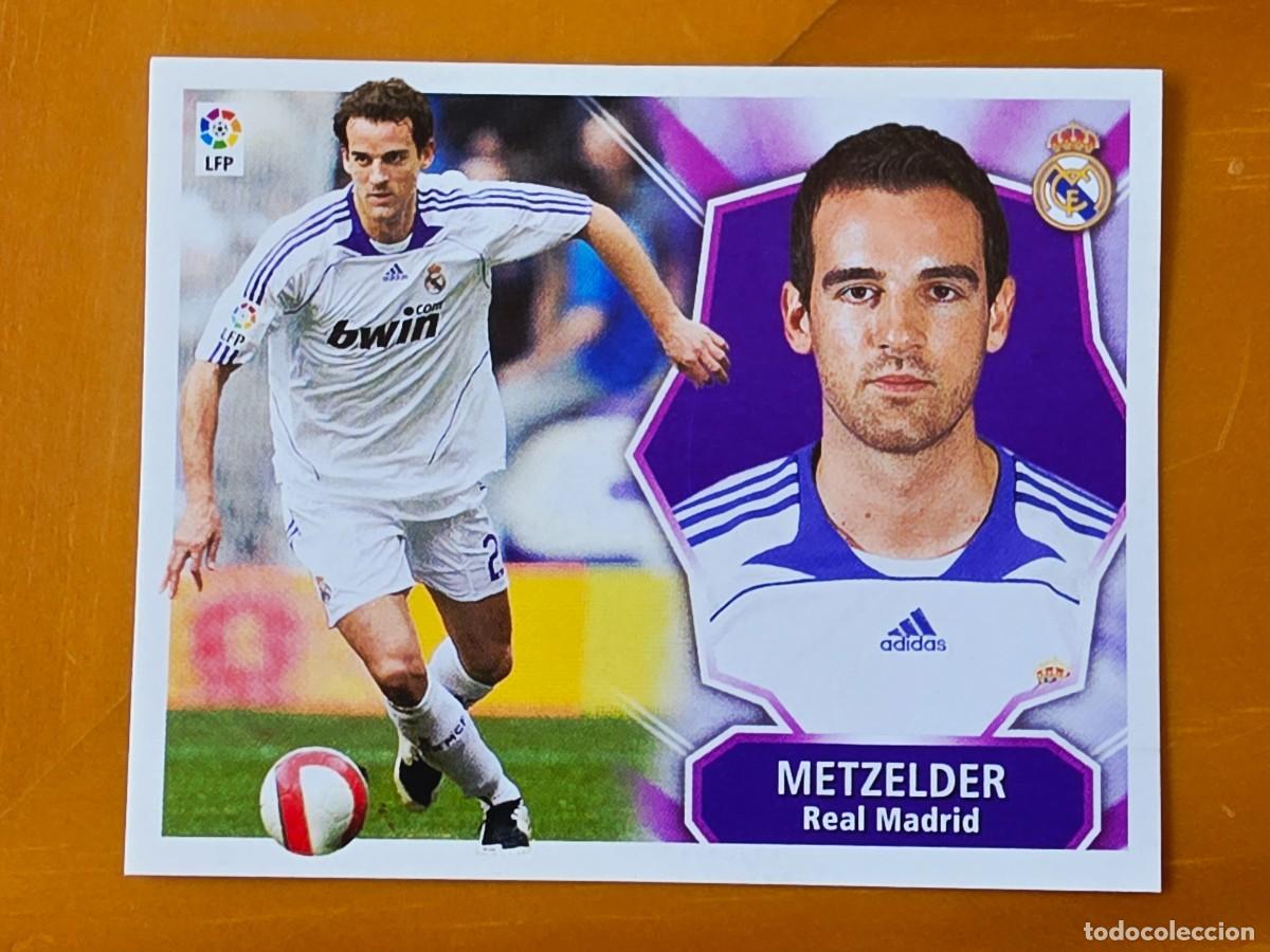 Cromos de f&uacute;tbol: Cristoph Metzelder, Real Madrid, Panini Ediciones Liga Este 2008 2009 08 09, sin pegar