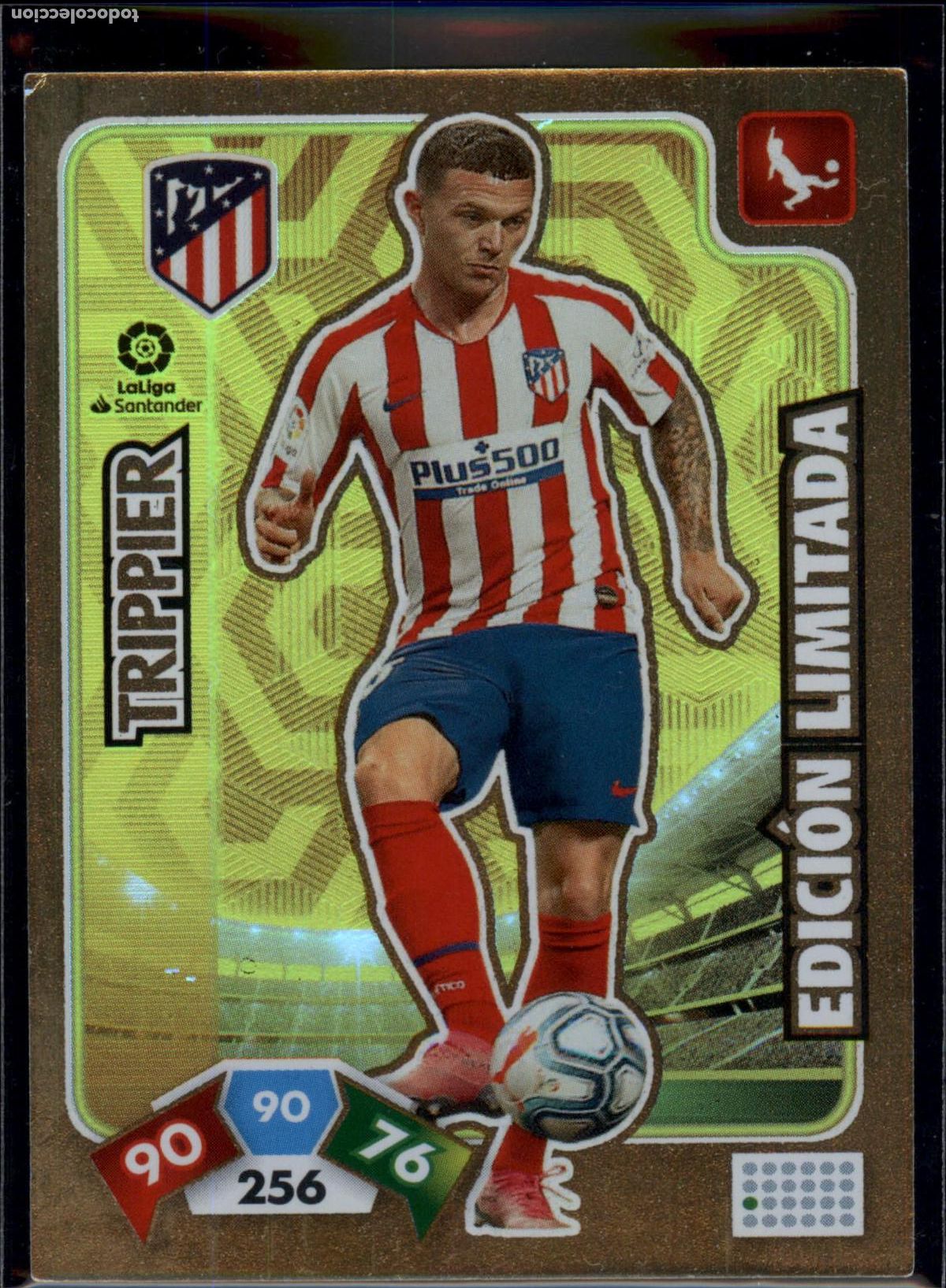 Cromos de f&uacute;tbol: Trippier Edici&oacute;n Limitada Atl&eacute;tico de Madrid LaLiga Santander Adrenalyn XL 2019 2020 Panini 19 20