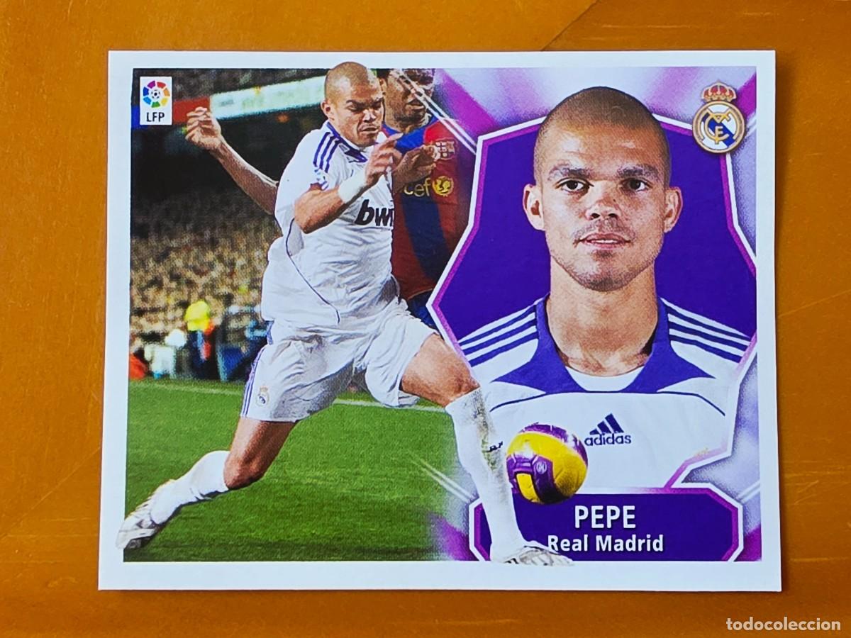 Cromos de f&uacute;tbol: Pepe, Real Madrid, Panini Ediciones Liga Este 2008 2009 08 09, sin pegar