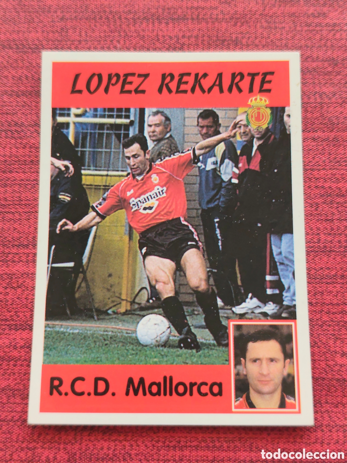 Cromos de f&uacute;tbol: 309A L&Oacute;PEZ REKARTE REAL MALLORCA PANINI LIGA 1997 1998