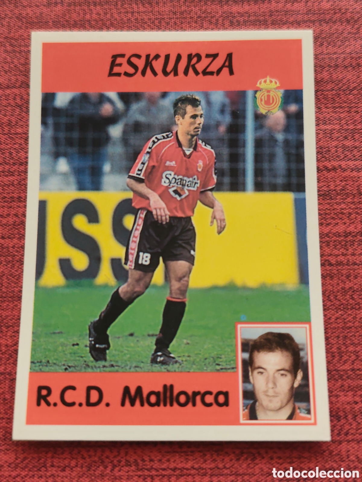 Cromos de f&uacute;tbol: 315A ESKURZA REAL MALLORCA PANINI LIGA 1997 1998