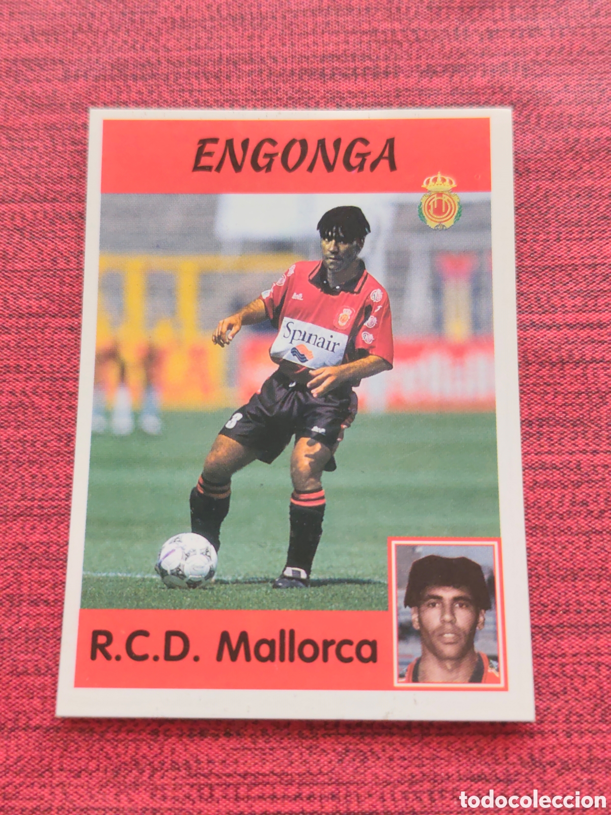Cromos de f&uacute;tbol: 313 ENGONGA REAL MALLORCA PANINI LIGA 1997 1998