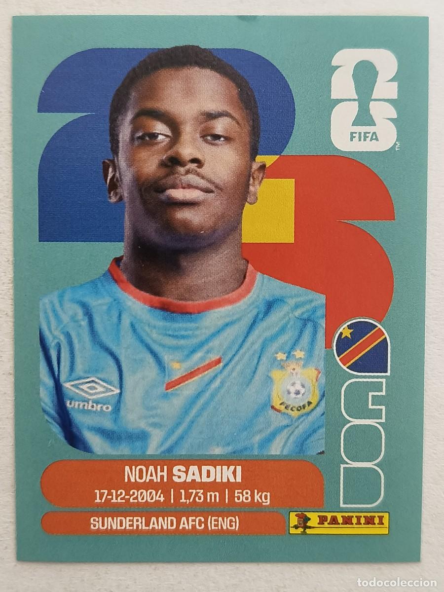 Cromos de f&uacute;tbol: #COD12 SADIKI (CONGO) MUNDIAL 2026 PANINI