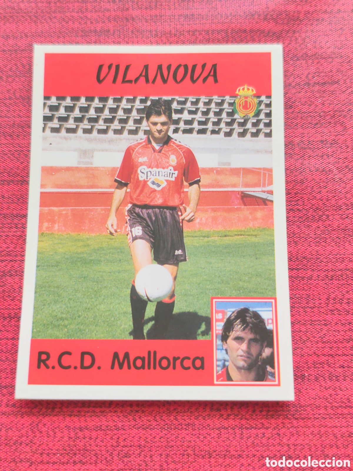 Cromos de f&uacute;tbol: 315A VILANOVA REAL MALLORCA PANINI LIGA 1997 1998