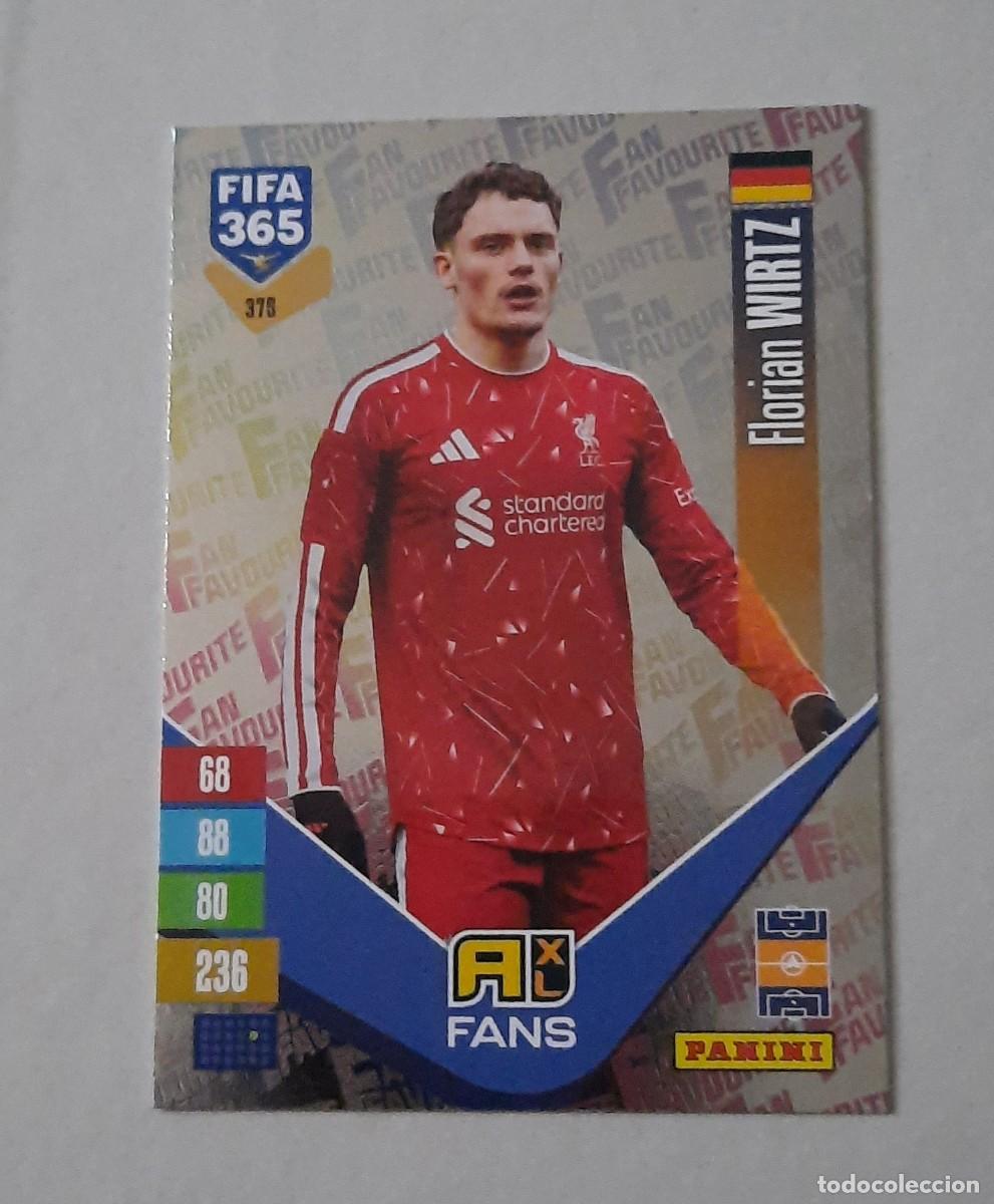 Cromos de f&uacute;tbol: Florian Wirtz plata #375 Fans Favourite Fifa 365 2027