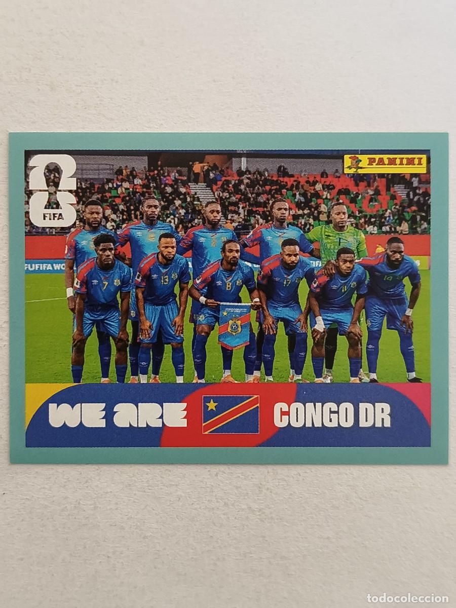 Cromos de f&uacute;tbol: #COD13 ALINEACION (CONGO) MUNDIAL 2026 PANINI