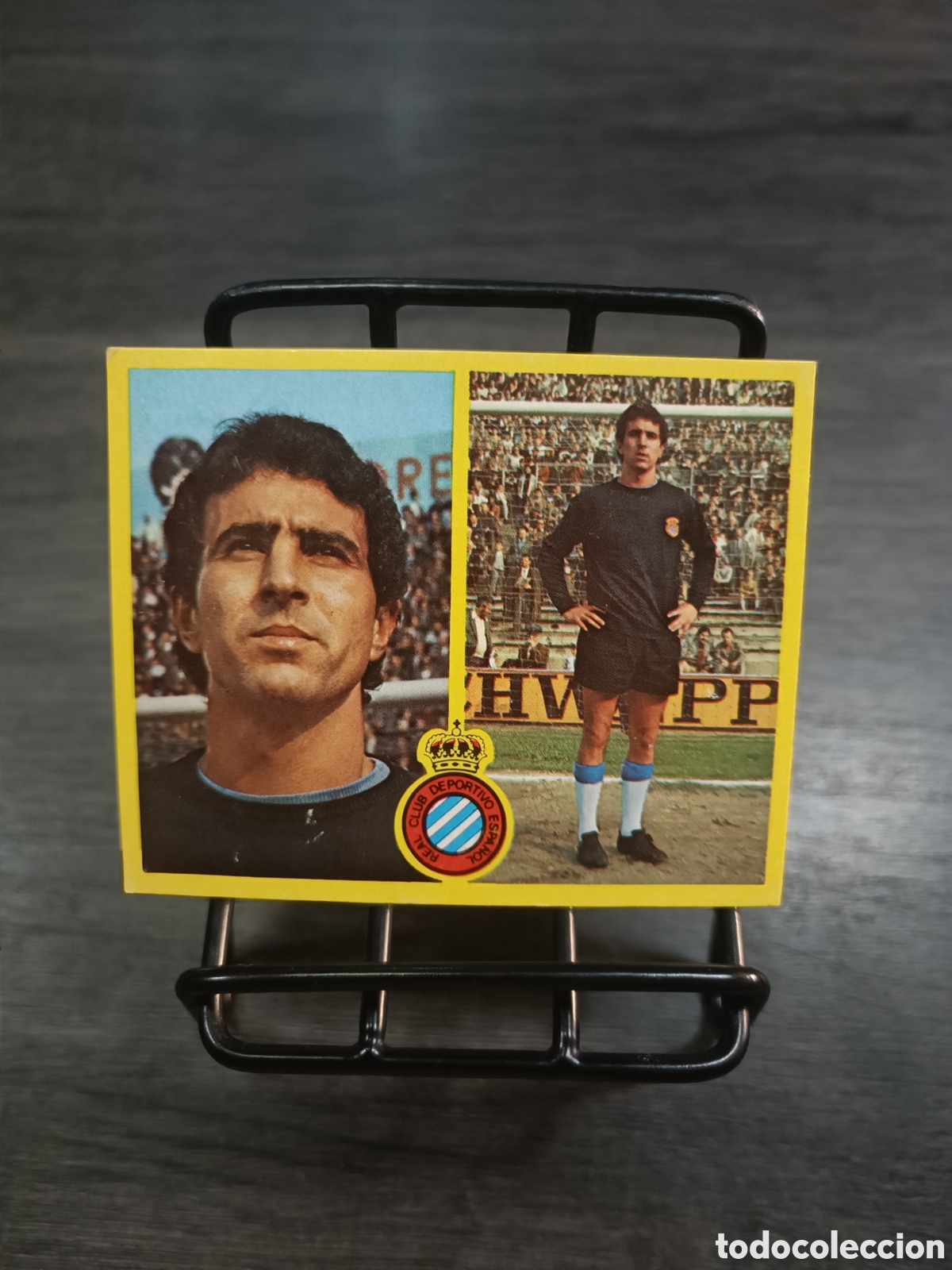 Cromos de f&uacute;tbol: 1972 Liga Este Borja espa&ntilde;ol despegado