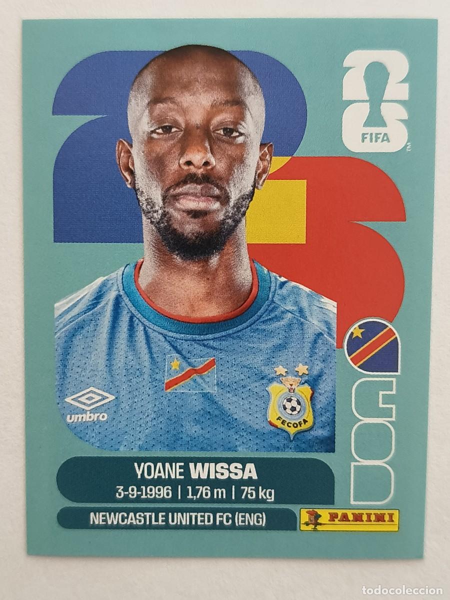 Cromos de f&uacute;tbol: #COD16 WISSA (CONGO) MUNDIAL 2026 PANINI