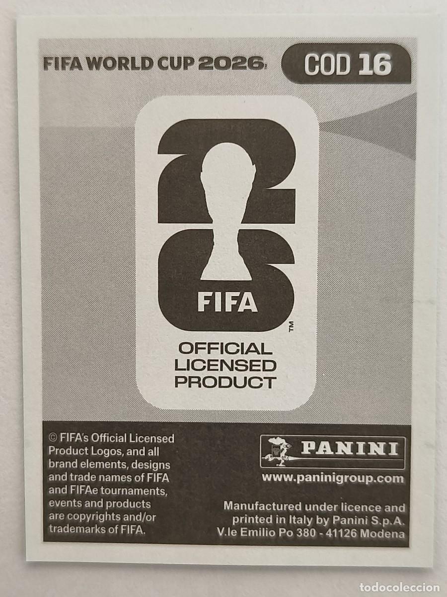 Cromos de f&uacute;tbol: #COD16 WISSA (CONGO) MUNDIAL 2026 PANINI - Foto 2