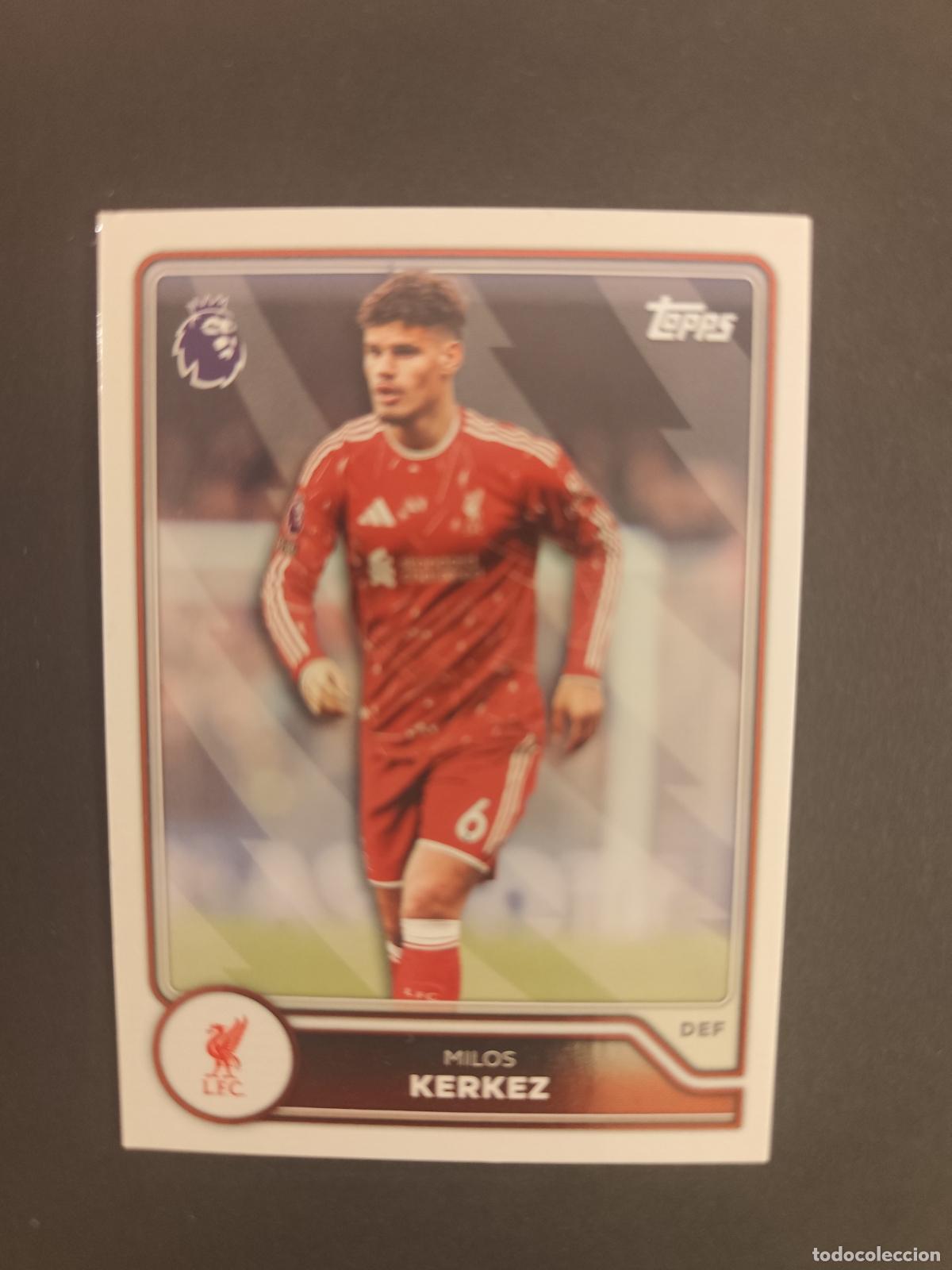 Fu&szlig;ball-Sticker: 163 MILOS KERKEZ LIVERPOOL TOPPS FLAGSHIP PREMIER LEAGUE 2026 2027 26 27