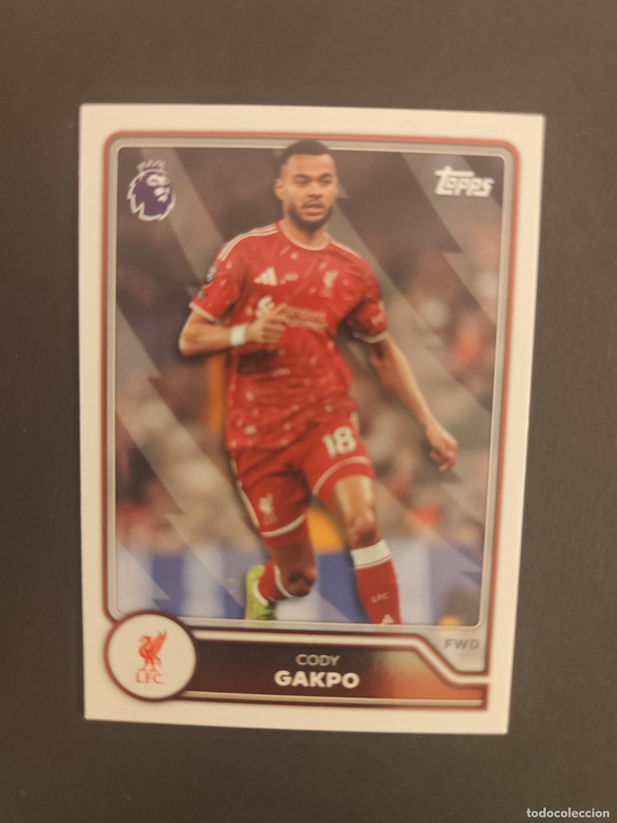 Fu&szlig;ball-Sticker: 172 CODY GAKPO LIVERPOOL TOPPS FLAGSHIP PREMIER LEAGUE 2026 2027 26 27