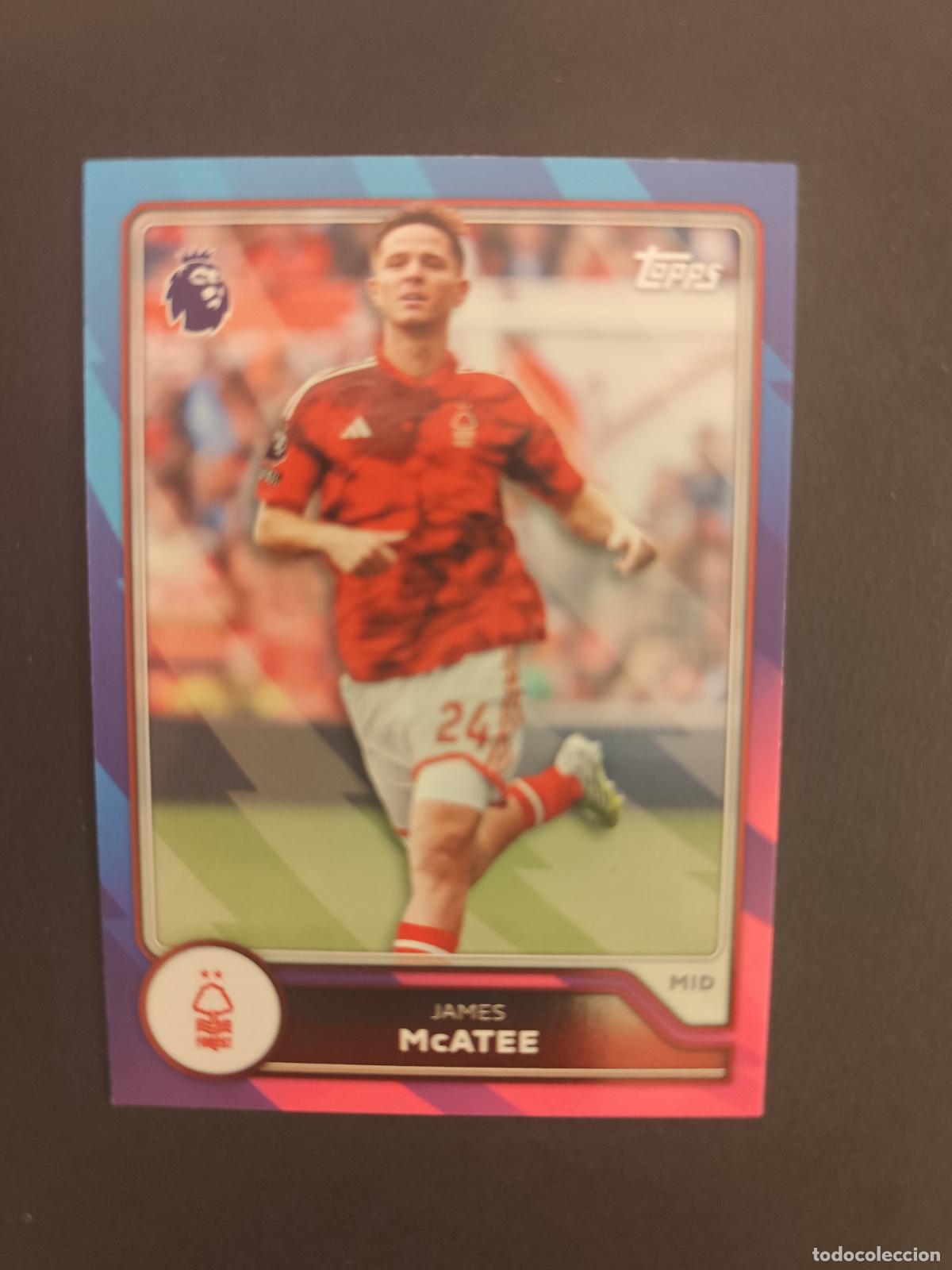 Fu&szlig;ball-Sticker: 223 JAMES MCATEE NOTTINGHAM FOREST PARALELA PARALLEL TOPPS FLAGSHIP PREMIER LEAGUE 2026 2027 26 27