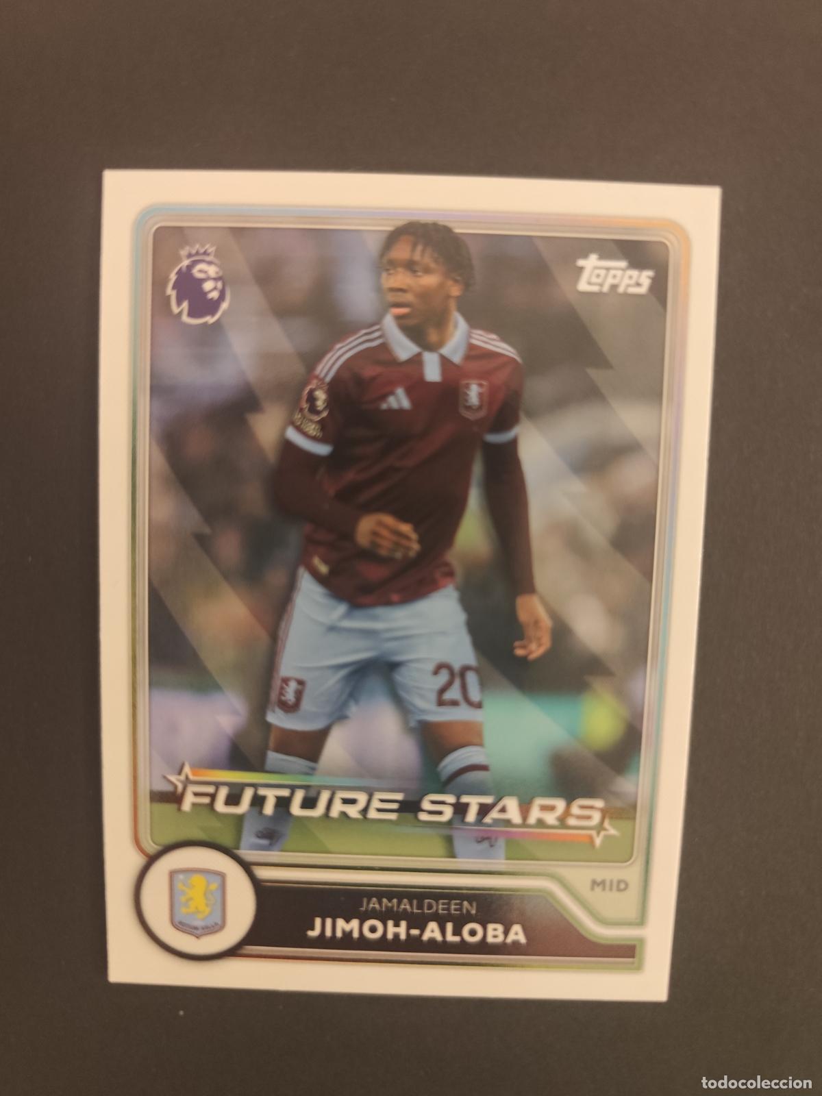 Fu&szlig;ball-Sticker: 2 JAMALDEEN JIMOH-ALOBA ASTON VILLA FUTURE STARS TOPPS FLAGSHIP PREMIER LEAGUE 2026 2027 26 27