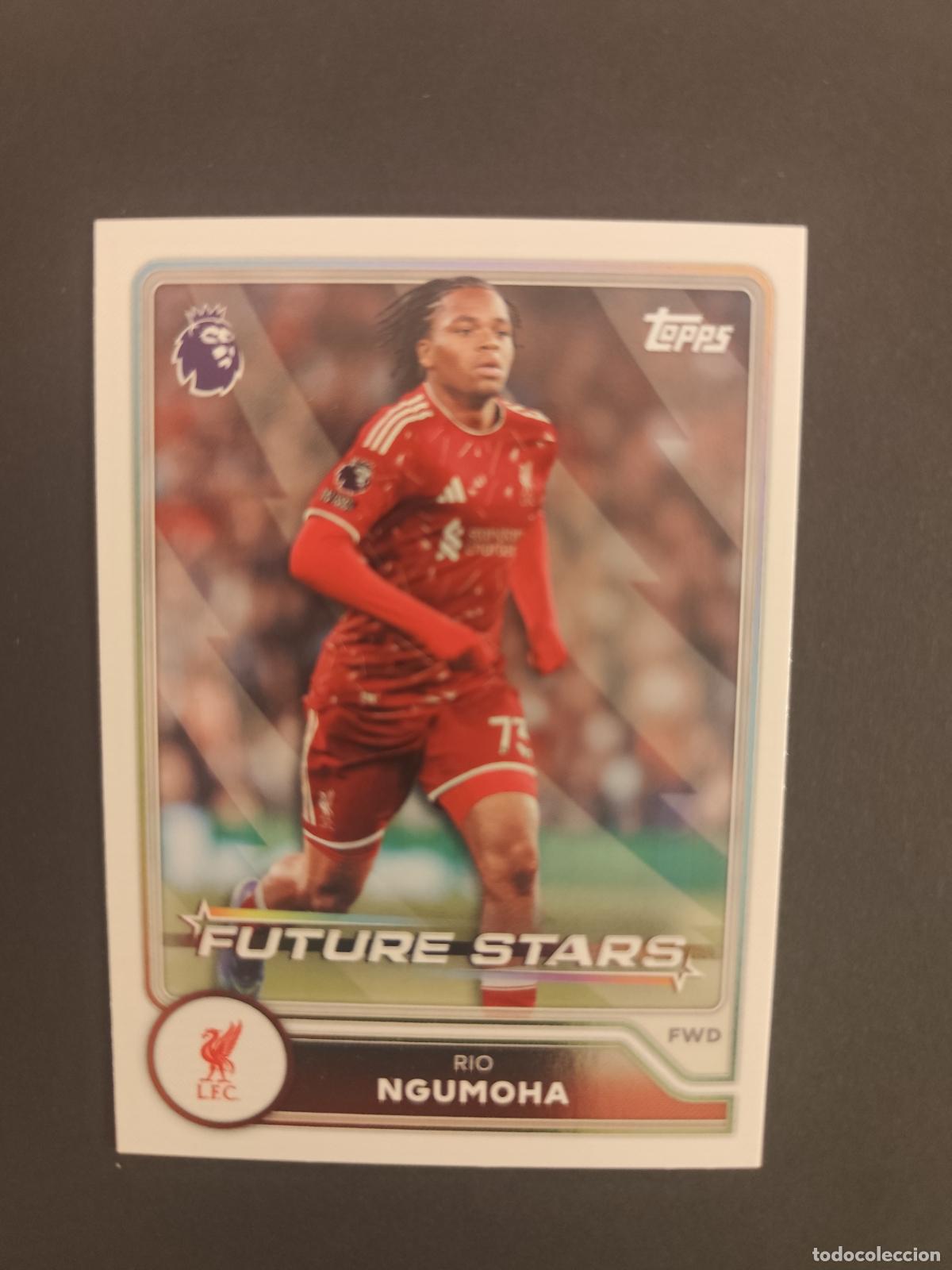 Fu&szlig;ball-Sticker: 15 RIO NGUMOHA LIVERPOOL FUTURE STARS TOPPS FLAGSHIP PREMIER LEAGUE 2026 2027 26 27