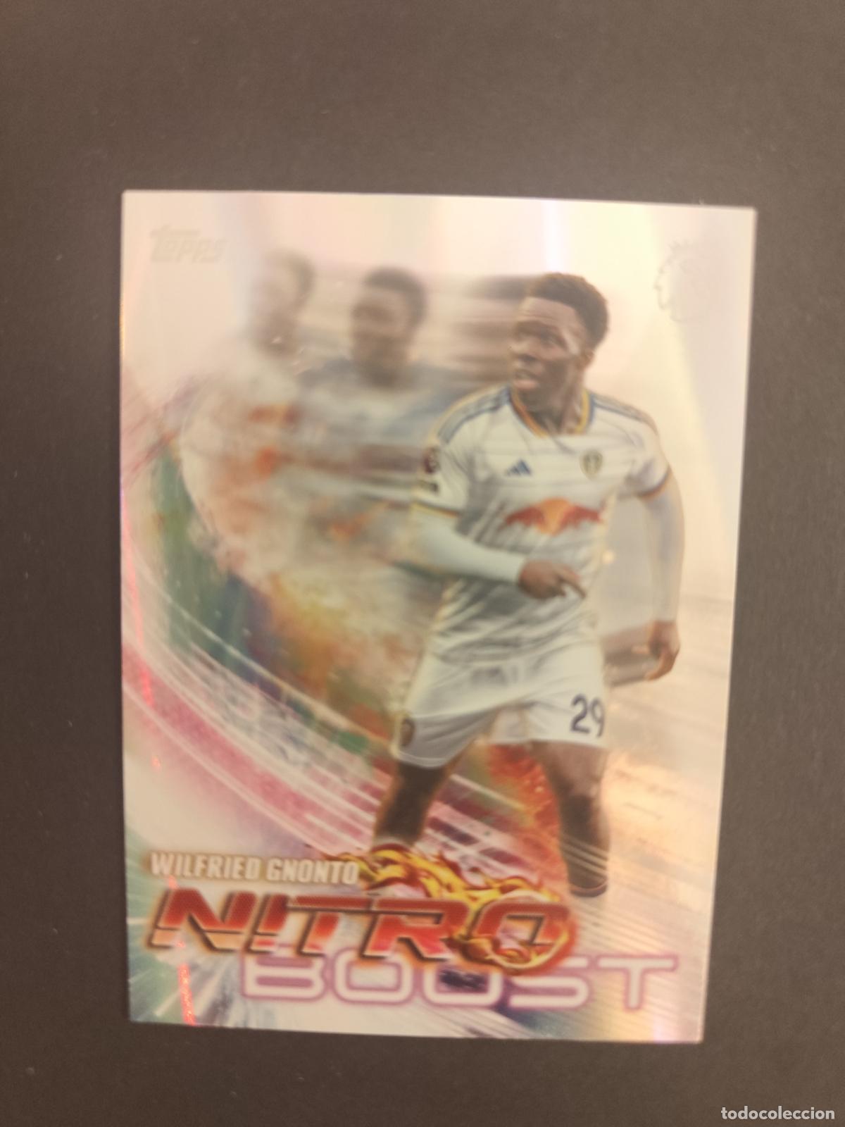Fu&szlig;ball-Sticker: NB 12 WILFRIED GNONTO LEEDS UNITED NITRO BOOST TOPPS FLAGSHIP PREMIER LEAGUE 2026 2027 26 27