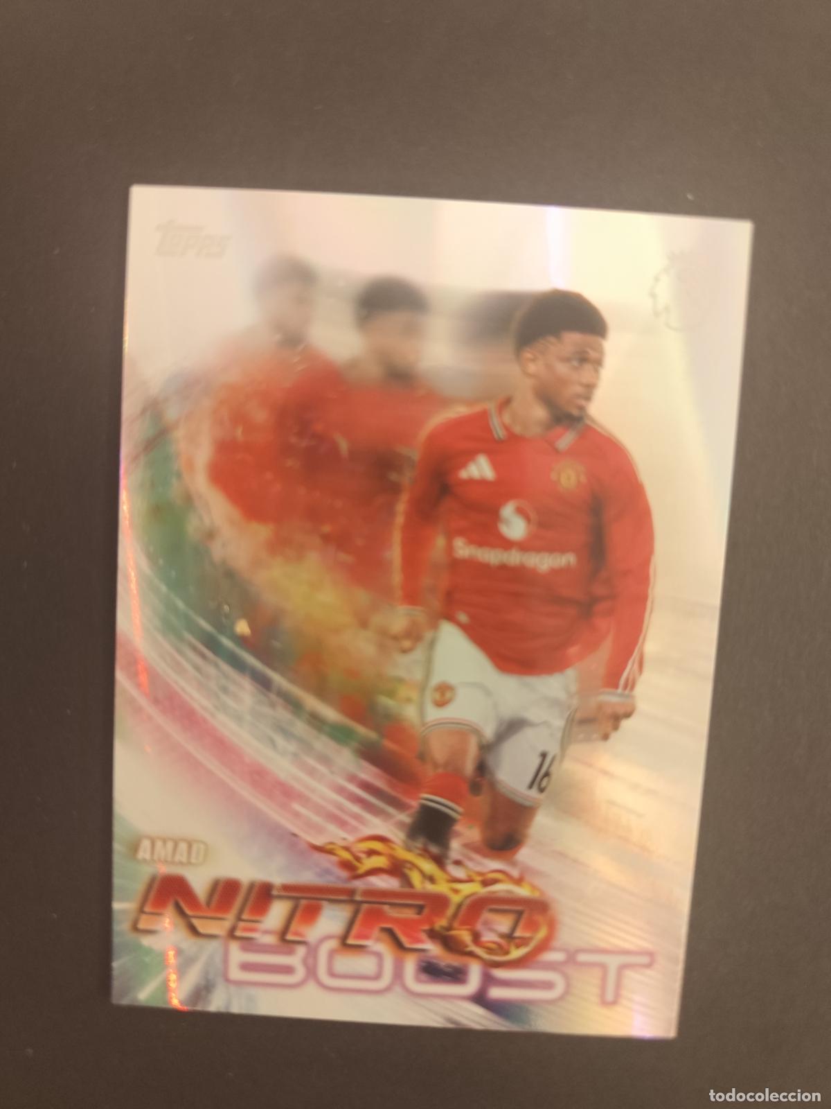 Fu&szlig;ball-Sticker: NB 17 AMAD MANCHESTER UNITED NITRO BOOST TOPPS FLAGSHIP PREMIER LEAGUE 2026 2027 26 27