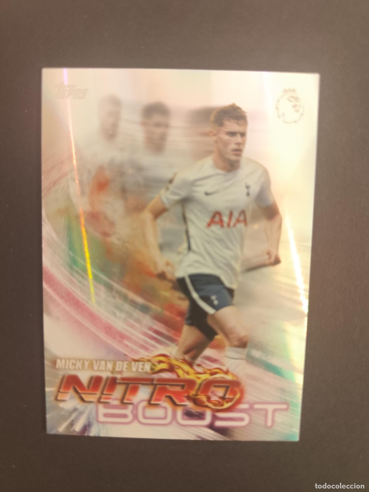 Fu&szlig;ball-Sticker: NB 22 MICKY VAN DE VEN TOTTENHAM HOTSPUR NITRO BOOST TOPPS FLAGSHIP PREMIER LEAGUE 2026 2027 26 27