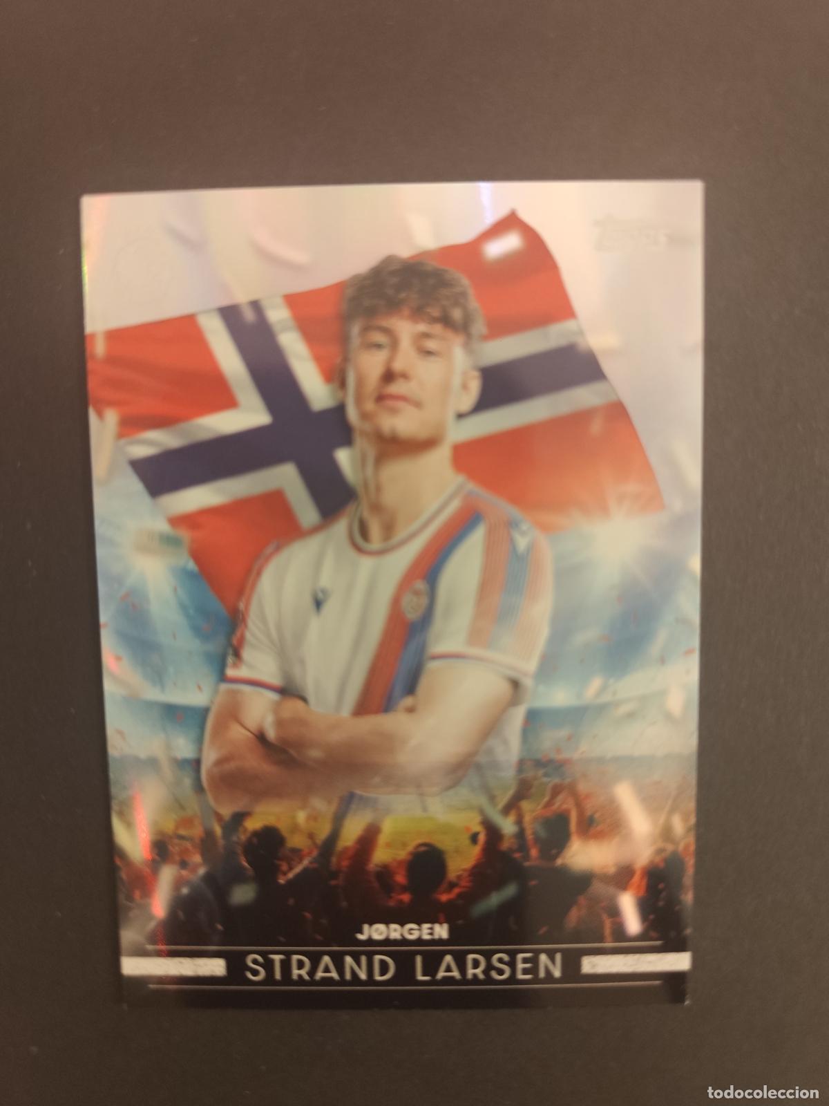Cromos de f&uacute;tbol: FF 12 J&Oslash;RGEN STRAND LARSEN CRYSTAL PALACE FLYING FLAG TOPPS FLAGSHIP PREMIER LEAGUE 2026 2027 26 27