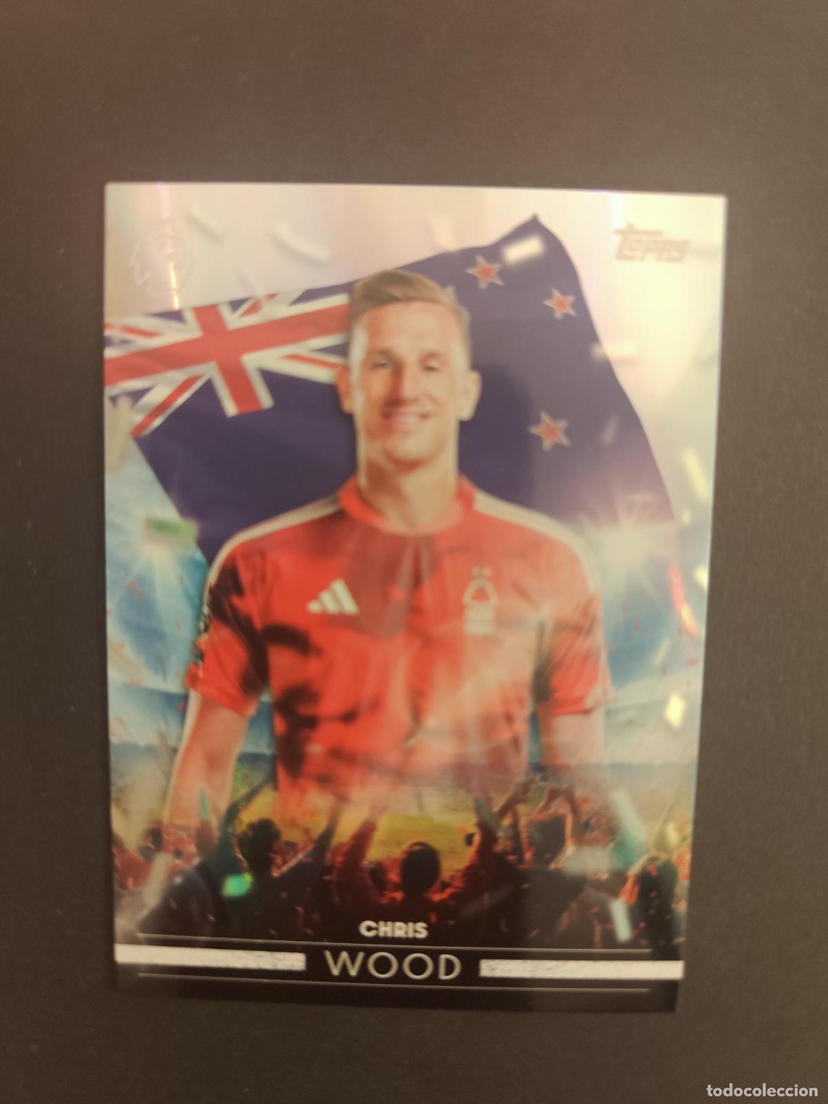 Cromos de f&uacute;tbol: FF 22 CHRIS WOOD NOTTINGHAM FOREST FLYING THE FLAG TOPPS FLAGSHIP PREMIER LEAGUE 2026 2027 26 27