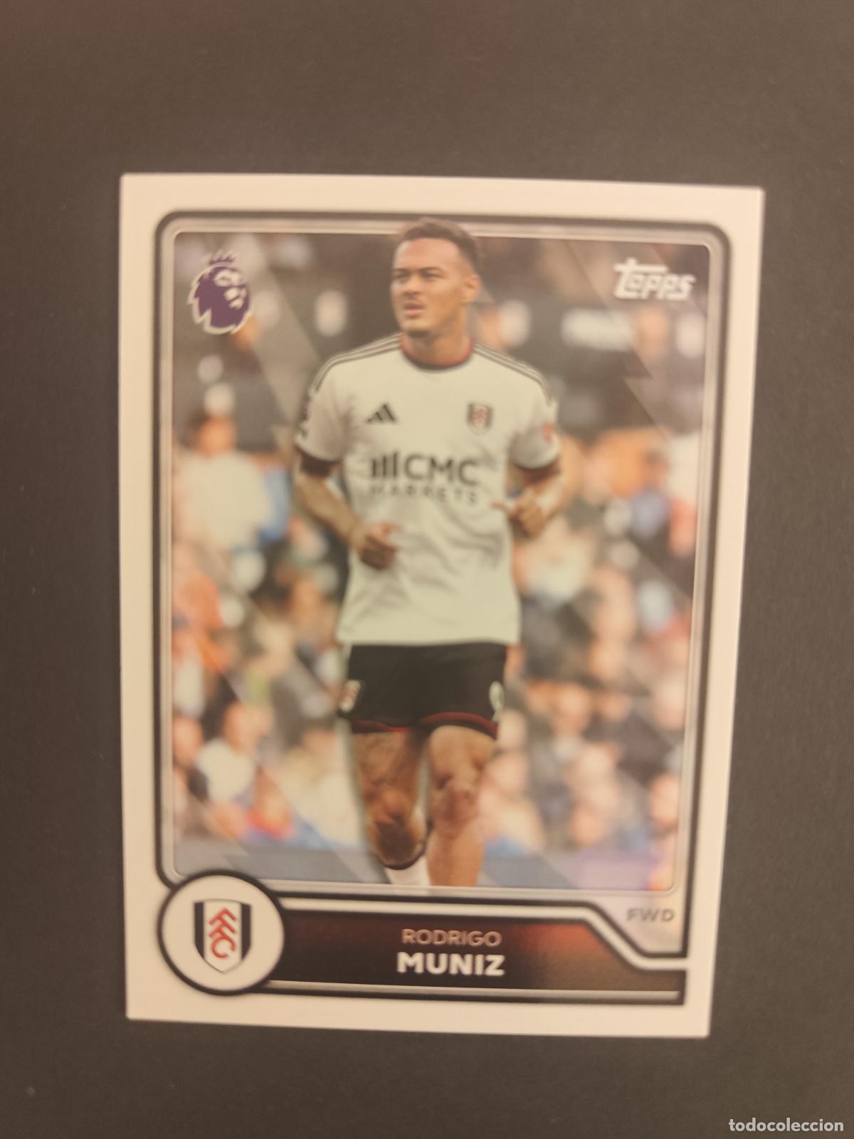 Cromos de f&uacute;tbol: 146 RODRIGO MUNIZ FULHAM TOPPS FLAGSHIP PREMIER LEAGUE 2026 2027 26 27