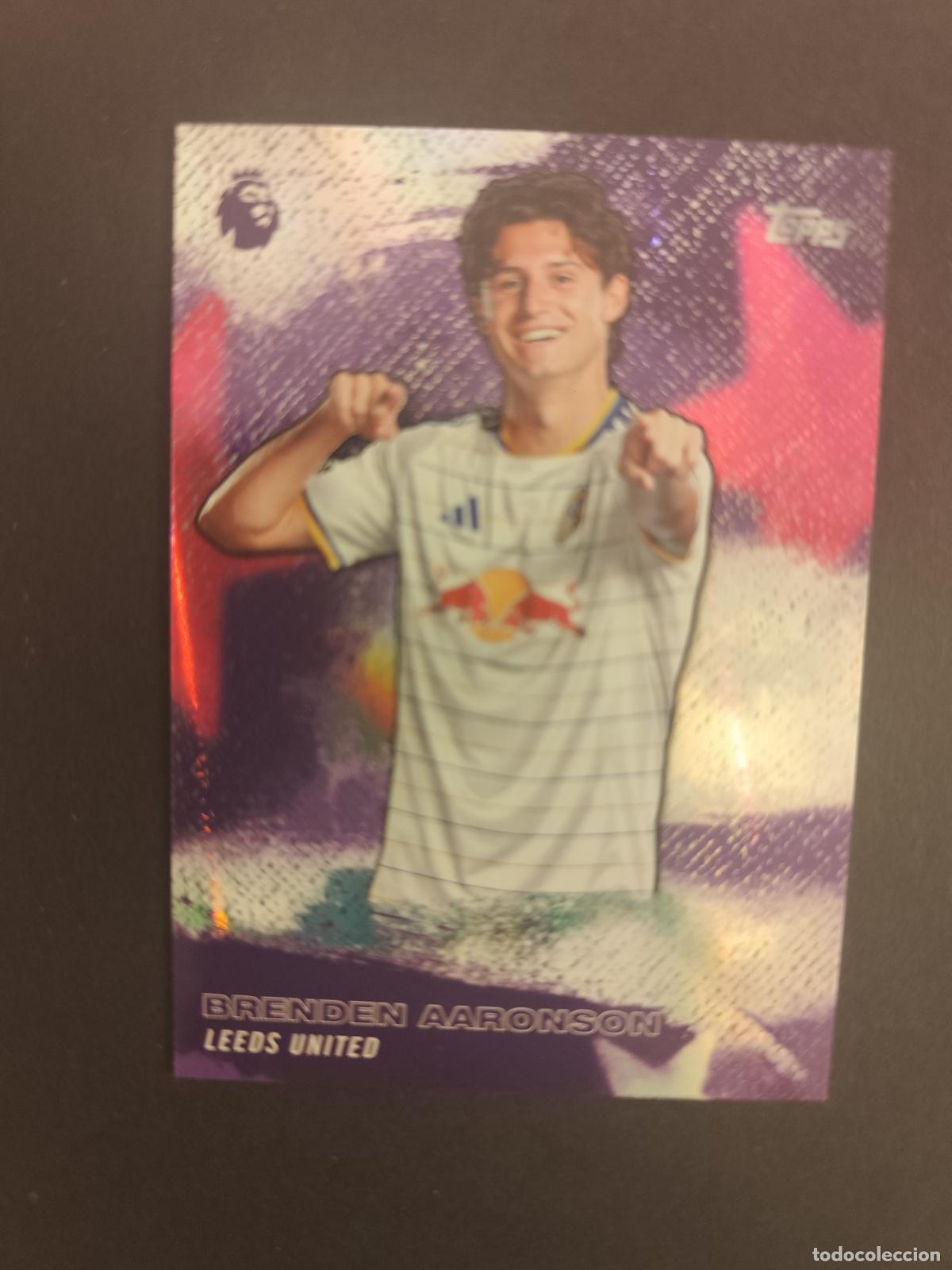 Cromos de f&uacute;tbol: SPL 12 BRENDEN AARONSON LEEDS UNITED STARS TOPPS FLAGSHIP PREMIER LEAGUE 2026 2027 26 27