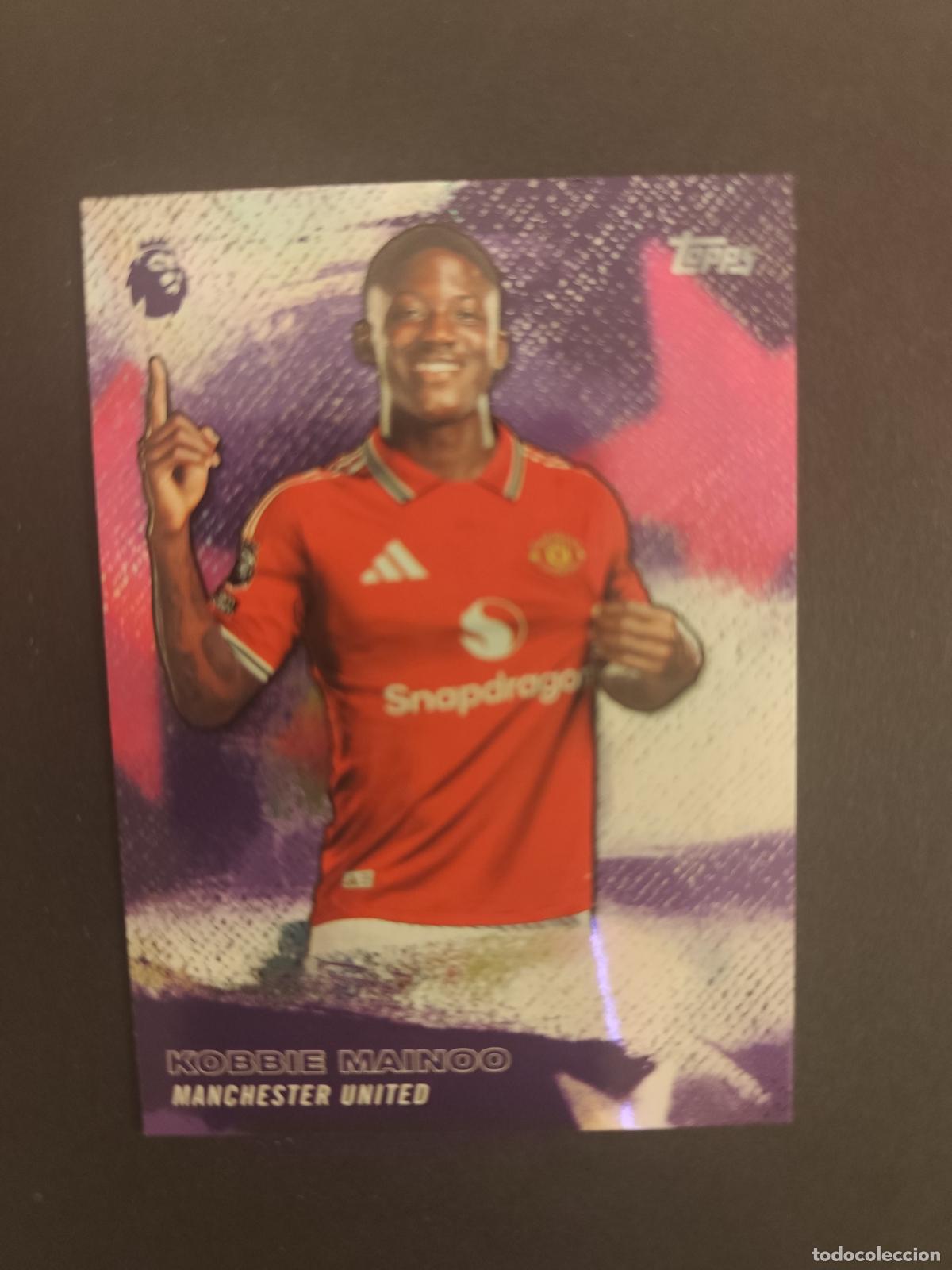 Cromos de f&uacute;tbol: SPL 17 KOBBIE MAINOO MANCHESTER UNITED STARS TOPPS FLAGSHIP PREMIER LEAGUE 2026 2027 26 27